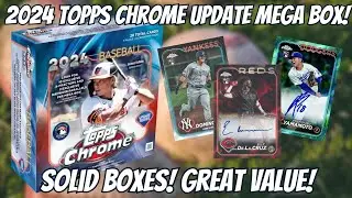 Solid Boxes! 2024 Topps Chrome Update Series Mega Box Review