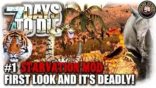 7 Days To Die | STARVATION MOD | EP1 | Deadly Start | Let's Play Multiplayer W/ Kage848 (S4)
