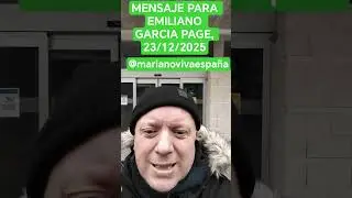 MESSAGE FOR EMILIANO GARCIA PAGE, #news #vox #abascal #patriots #psoe #pp #emilianogarciapage