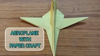 How to make paper craft aeroplane / DIY Paper Airplane /Best Flying Paper Plane