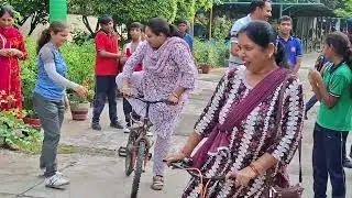 Cycling by students,Teachers &parents | PM shri kv sainik vihar