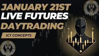 January 21st Live Futures Trading - ICT Concepts
