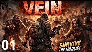 SURVING My FIRST HORDE On VEIN? - New SANDBOX Survival Game!