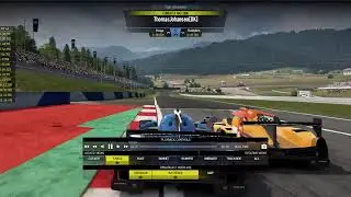 GZR lmp2 Redbull last lap intense battle