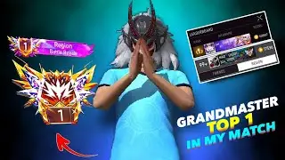 REGION TOP 1 PLAYER IN MY MATCH INF SAM LIVE GRANDMASTER TOP 1 PLAYER IN MY MATCH 🥵 HARD MATCH