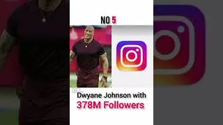 Top 10 Highest Followers Celebrities On Instagram 🌍 #shorts #instagram