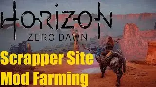 HORIZON ZERO DAWN Guide - Scrapper Site II Mod Farming Location (PS4)