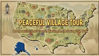 Most Beautiful Small Town in Washington 🇺🇸 | Relaxing USA Walk