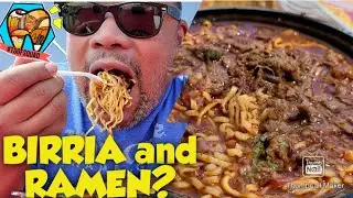 Trying Birria Ramen and Tacos for the first time! || Con Sabor a Mexico | San Jose Flea Market