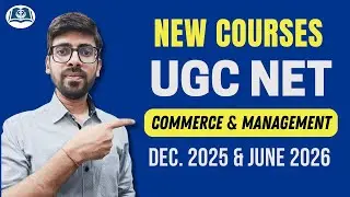 New Batch Alert for UGC NET December 2025 & June 2026 | Commerce | Management | Assistant Professor