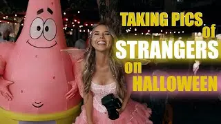 Taking Pictures of Strangers on Halloween using Hasselblad