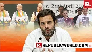 Congress President Rahul Gandhi Attacks BJP Over 2019 Manifesto