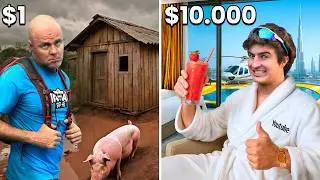 SOBREVIVI: HOTEL DE R$1,00 ❌ HOTEL DE R$1.000! (ESPECIAL DE 1 HORA)