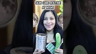 Natural Homemade Night Time Skincare Routine ✨️ Diy Everything for Glowing Skin #shorts #ytshorts