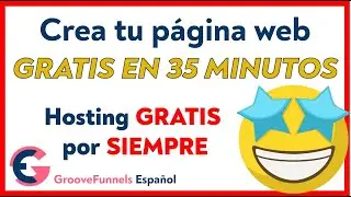GroovePages | Crea tu p&aacute;gina web GRATIS en 35 min. Hosting INCLUIDO