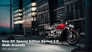 New Triumph Motorcycles - New 221 Special Edition Rocket 3 R Walk-Around - Re-upload from Nov 2021