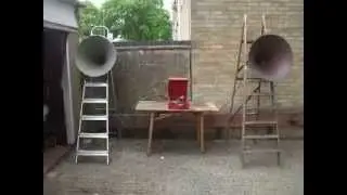 Stereo EMG  Gramophone ? just two Horns & some Hosepipe connected to a Gramophone !