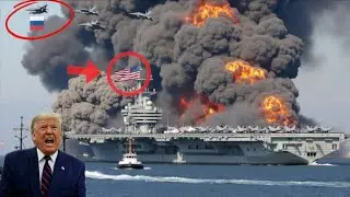 2 hours ago: Russian Sukhoi SU-57 pilot destroys US aircraft carrier carrying 700 tanks.
