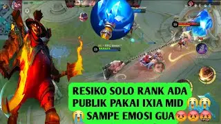 RESIKO SOLO RANK UDAH NGALAH PAKAI FRANCO MALAH 1 TIM USER MID IXIA SAMPE EMOSI GUA 🤬🤬🤬🤬🤬