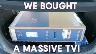 WE BOUGHT A MASSIVE TV! (🏡 VLOG 2) &bull; Emma Rose Daniels