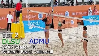 DLSU vs ADMU | SET 2 | UAAP S85 Beach Volleyball