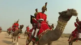 Thirsty for fame: Pakistan's camel-mounted military bagpipe band