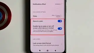 2 ways to wake up, light up the screen without pressing the Power button on Redmi Note 11 Android 11