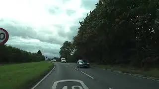 Driving On The A422 & A44 From Flyford Flavell To Spetchley, Worcester, England 27th September 2023
