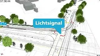 Margarethenverbindung –  Verkehrssimulation.