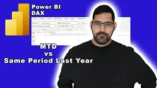 Month to Date vs Same Period Last Year in Power BI | Power BI Tutorial | Dashboard Tutorial | DAX