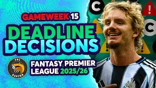 МОИ ЗАКЛЮЧИТЕЛЬНЫЕ МЫСЛИ ПО FPL GW15 🤔 | БЕСПЛАТНЫЕ КОМАНДЫ HIT & WILDCARD! 🚨 | Советы по Fantasy...