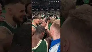 Emotions after a win at home. 🤩#zalgiris