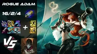 Rogue Adam BOTTOM Miss Fortune vs Jhin - EU Challenger Patch 25.23