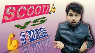 5 Boys vs 1 Scooty: Extreme Power Test! 🛵💪 Kaun Jitega?