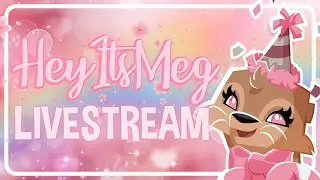 🔴 [LIVE + FACE CAM] Hangout with Meg! Animal Jam and Animal Crossing! || Solid at 2,200! 🩷