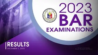 Results of the 2023 Bar Examinations