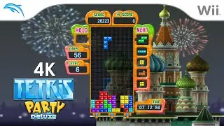 Tetris Party Deluxe (4K / 2160p / 60fps) | Dolphin Emulator 5.0-21685 | Nintendo Wii