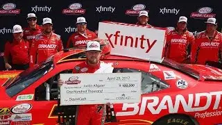 Allgaier pleased to win Dash 4 Cash, 'dejected' not to win race