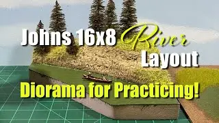 John Trains using a Diorama as a Practice tool!