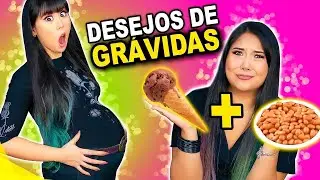 PROVANDO DESEJOS DE GRÁVIDAS!! *combinações estranhas de comida* | Blog das irmãs