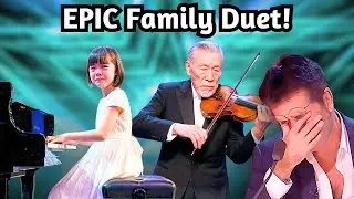 89-Year-Old Korean Grandfather and 4-Year-Old Play Heartbreaking Song—No One Could Hold Back Tears