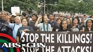 UP students nag-walk out vs pagpasok ng militar, pulis sa mga campus | TV Patrol