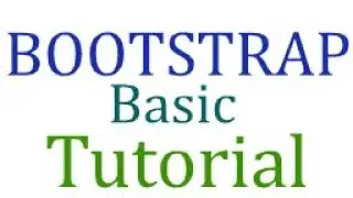 Basic tutorial video of Bootstrap concept by using pure HTML only