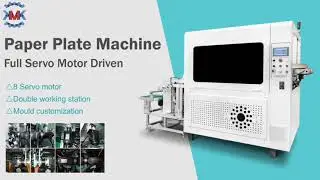 Automatic Tellerherstellungsmaschine KMK 1200ZD Paper plate making machine with collecting