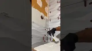 Process&hellip;#Wavy 3D #tile#tilework#design#3d#3dtiles#tileinstaller#tileinstallation#tilework#tiling