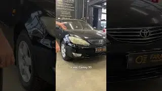 Camry 30 разница до и после полировки