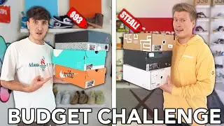 Who Can Find The Cheapest HYPE Sneaker? (BUDGET CHALLENGE)