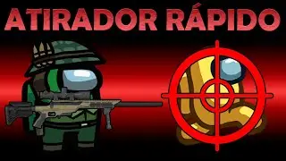 Virei o SNIPER ATIRADOR RÁPIDO e ACUMULEI KILLS no Among Us Mod