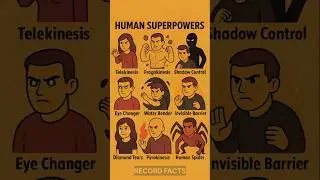 Amazing Human Superpowers You Wish You Had 🔥🕶️#Superpowers #HumanSuperpowers  #Telekinesis