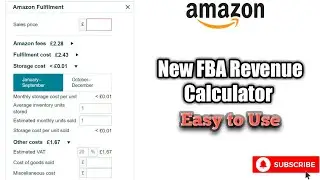 Amazon FBA Profit Calculator | How to Use Amazon's new FBA Revenue Calculator | [Urdu/Hindi]
